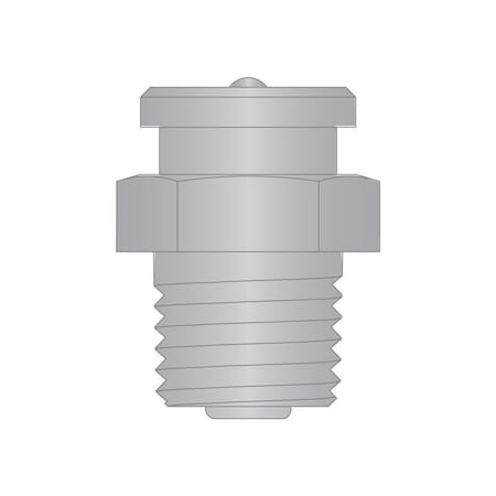 Heritage Industrial Button Head Fitting, 1/4"-18NPTF, SS PV H1186S